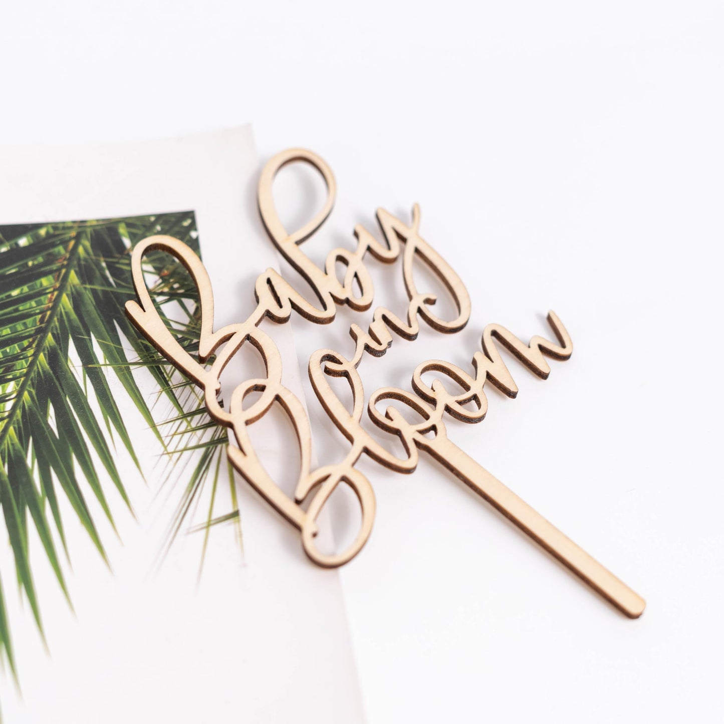 ZAIBIANHAO Baby in Bloom Cake Topper