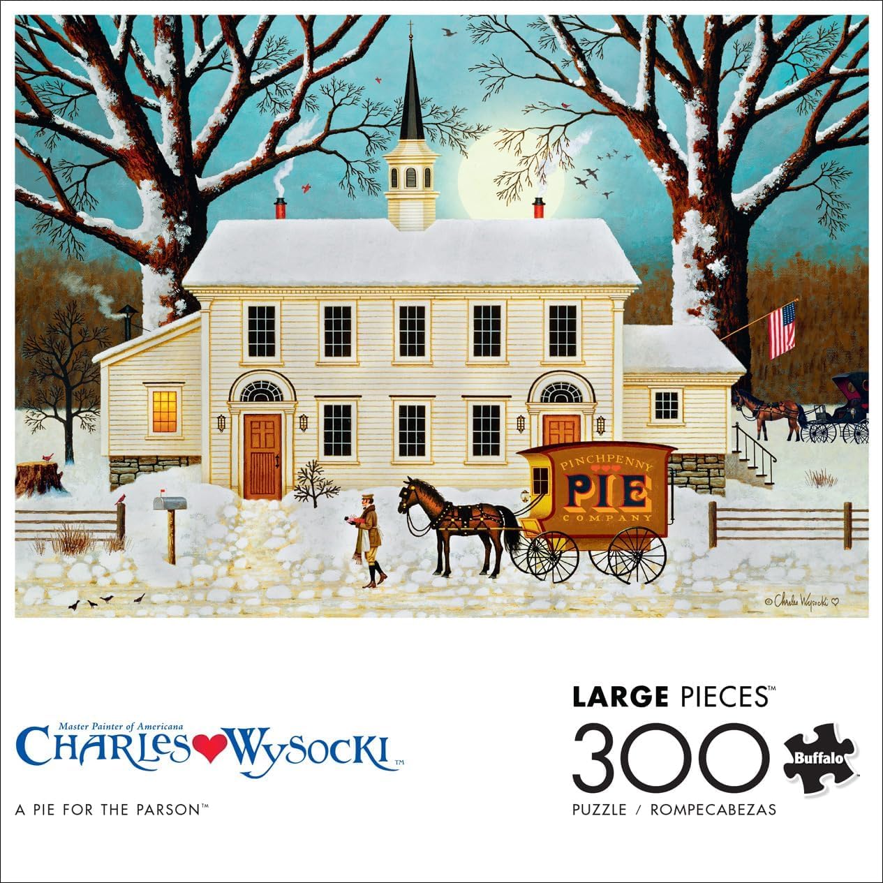 Buffalo Games - Charles Wysocki A Pie for the Parson - 300 Piece Puzzle