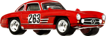 Hot Wheels Jay Leno's Garage Container Set, 5 1:64 Scale Premium Cars in Collectible Container, Metal/Metal & Realriders, Gift for Collectors