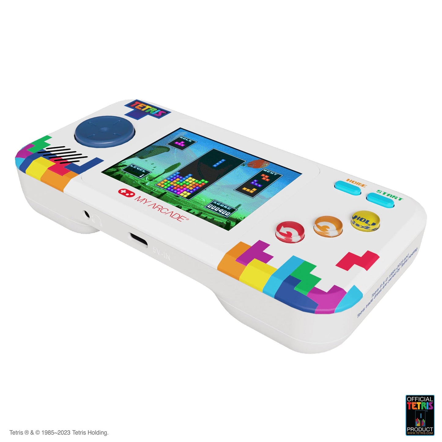 My Arcade Tetris Pocket Player Pro: Strategic Puzzle Games, Portable Game, Tetris Game, 2.75 inch Color Display