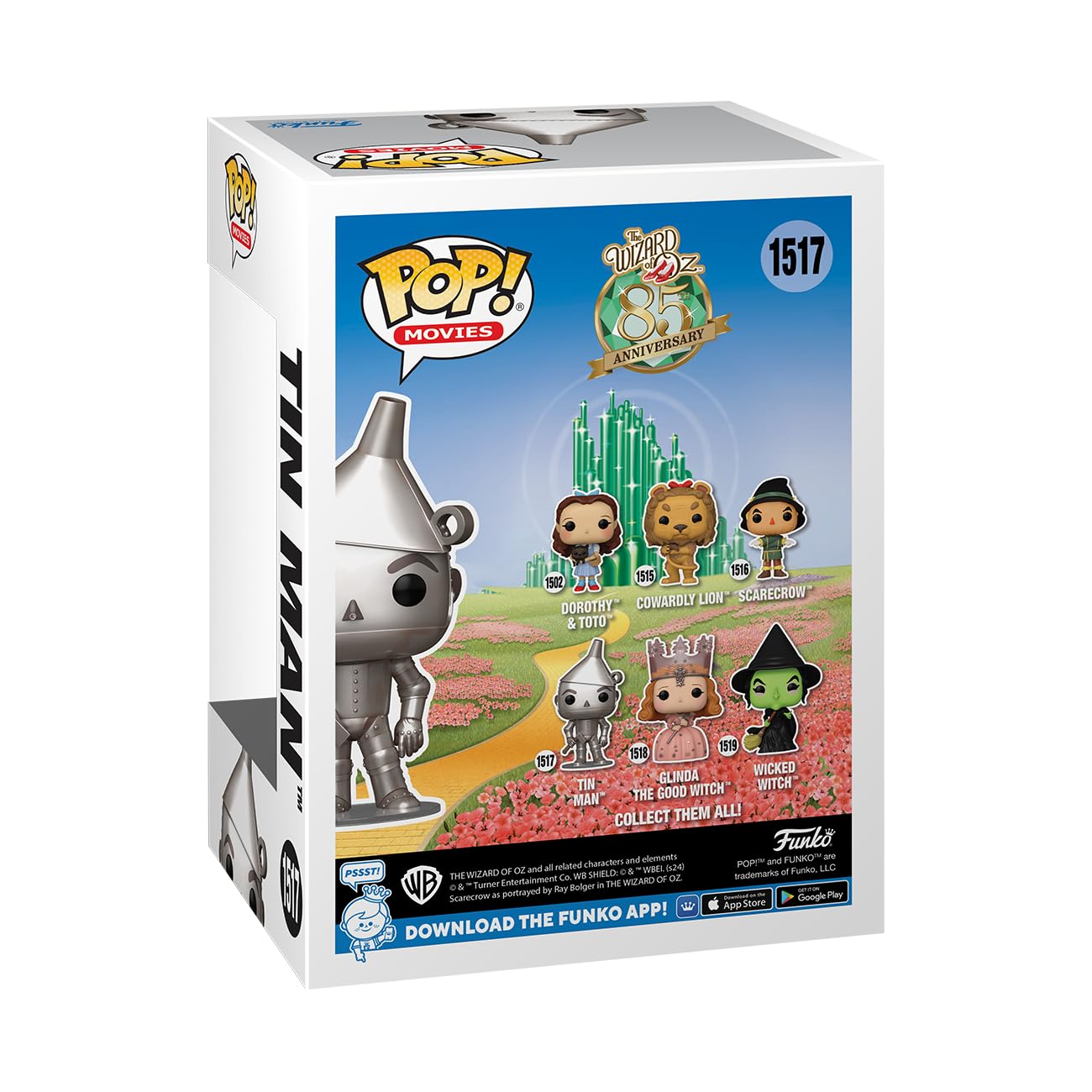 Funko POP! Movies: The Wizard of Oz - The Tin Man - Collectable Vinyl Figure - Gift Idea - Official Merchandise - for Kids & Adults - Movies Fans