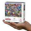 Boardwalk Las Vegas Strip 210 Piece Personal Puzzle, Jigsaw Puzzles with Premium Box, Nevada Gifts for Adults, 6"x8"