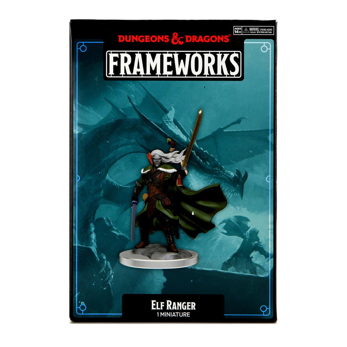 WizKids D&D Frameworks: Elf Ranger Male - Unpainted and Unassembled