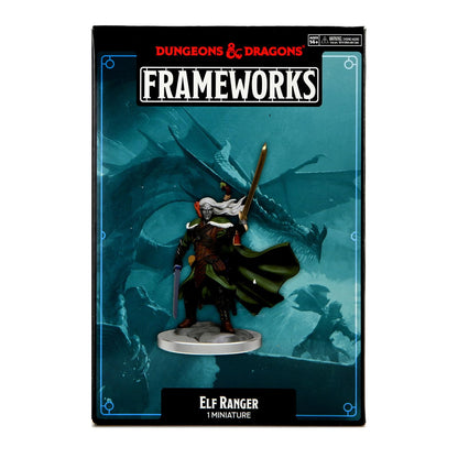 WizKids D&D Frameworks: Elf Ranger Male - Unpainted and Unassembled