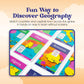 GeoToys GeoBingo, World Bingo for Kids Ages 4 and Up, Geography Game for Home, School or Camp - Fun Kids Educational Game, Bingo Games for Family