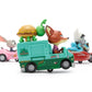Disney Store Official Zootopia 2 Pullback Stunt Vehicles Set - 3-Vehicle Set with Judy Hopps, Nick Wilde, Gary De'Snake & Pawbert Lynxley - Zootopia