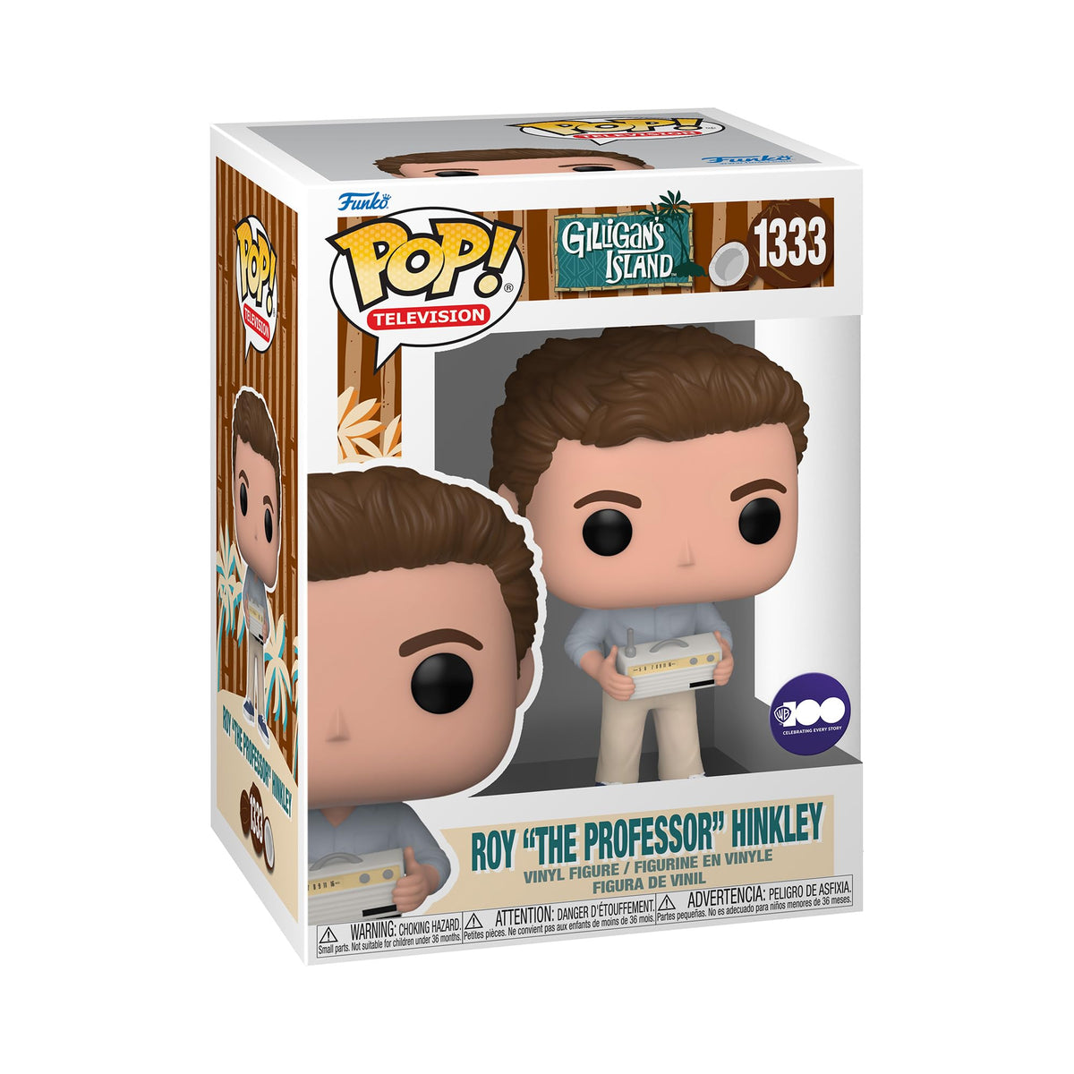 Funko POP! TV: Gilligan’s Island - Roy The Professor Hinkley with Radio - Gilligan's Island - Collectable Vinyl Figure - Gift Idea - Official