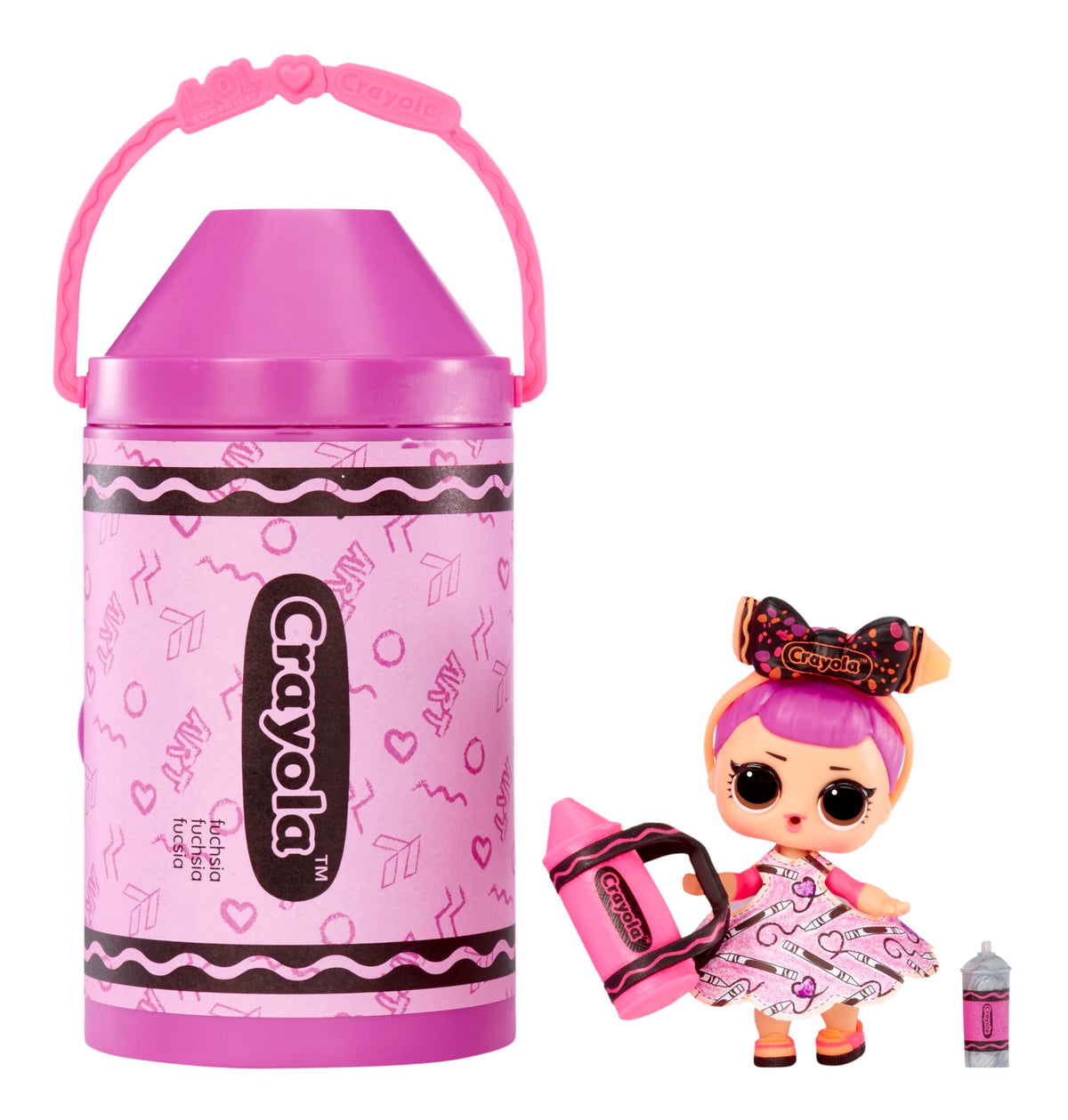 LOL Surprise Loves CRAYOLA Color Me Studio with Collectible Doll, Over 30+ Surprises, Paper Dresses & Accessories, Art Studio Packaging, Limited