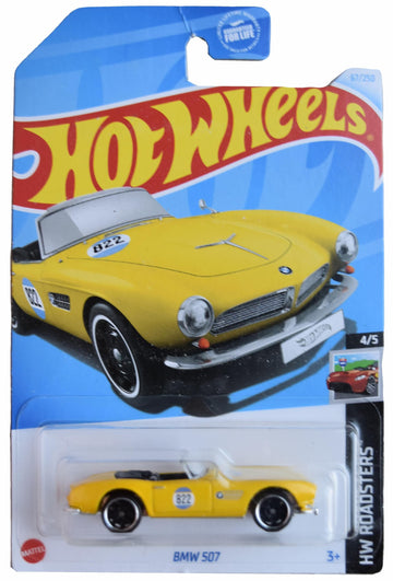 Hot Wheels BMW 507, HW Roadsters 4/5 [Yellow] 67/250