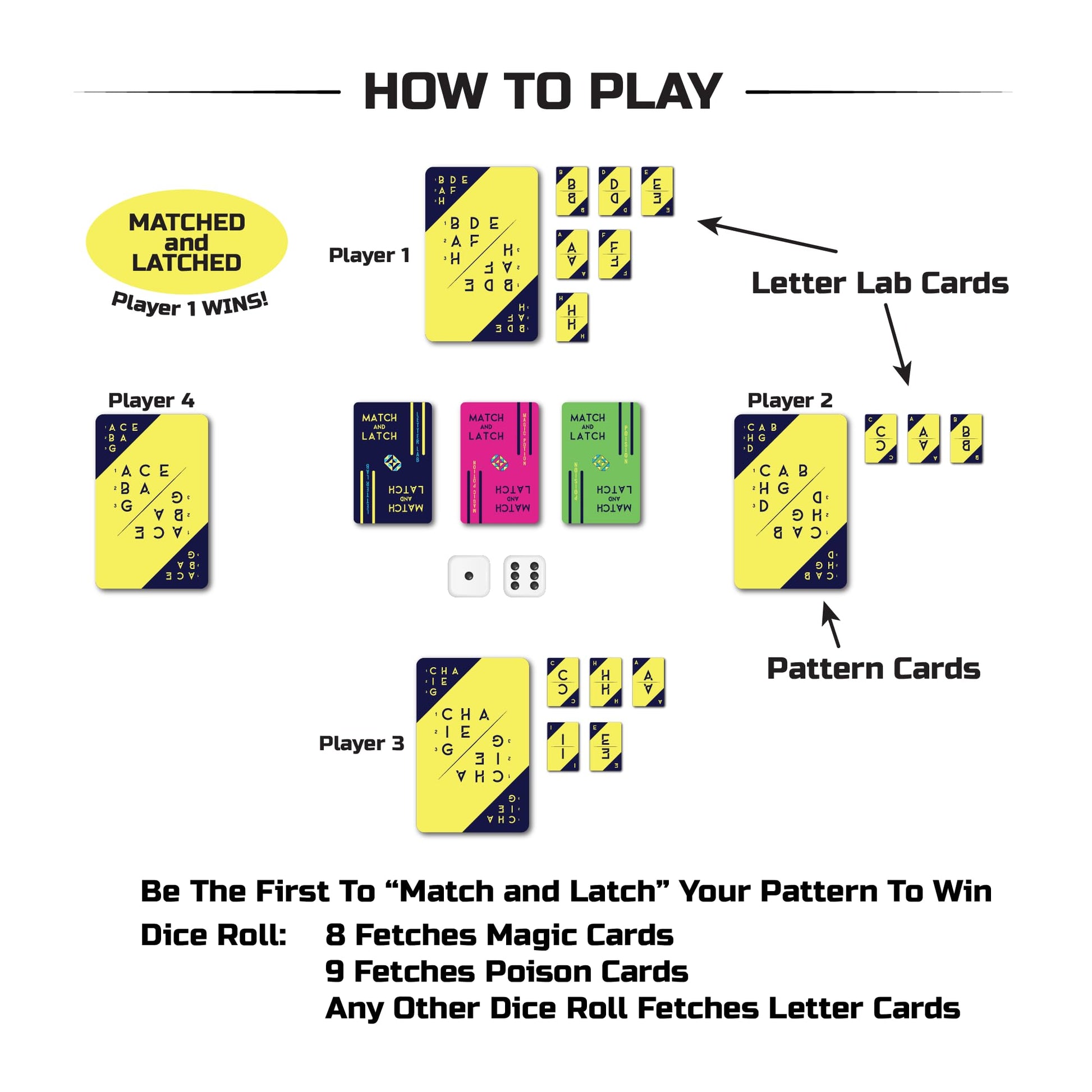 Feltango Match and Latch, Card Games for Kids, Card Games for Families, Travel Games