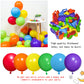 KAWKALSH Rainbow Balloon Arch Kit 111Pcs 18 12 5 Inch Latex Colorful Party Balloons Garland for Birthday Baby Shower Wedding Engagement Anniversary