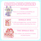 Mckkymi Plush Blind Box, Kawaii Nommi Cute Fruit Series Stuffed Blind Box Doll 1PC, Kawaii Mystery Plush Toys Collectible for Birthday Gift (1 of 7
