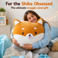 Jumbo Shiba Inu Dog Plush Pillow - 29 Inch Large Squishy Giant XXL Stuffed