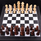 ziphia Wooden Chess Pieces Only, 32 Pieses Standard Tournamen Staunton Wood Chessmen - 3.05 Inch King / Storage Bag / Gift Package Replacement