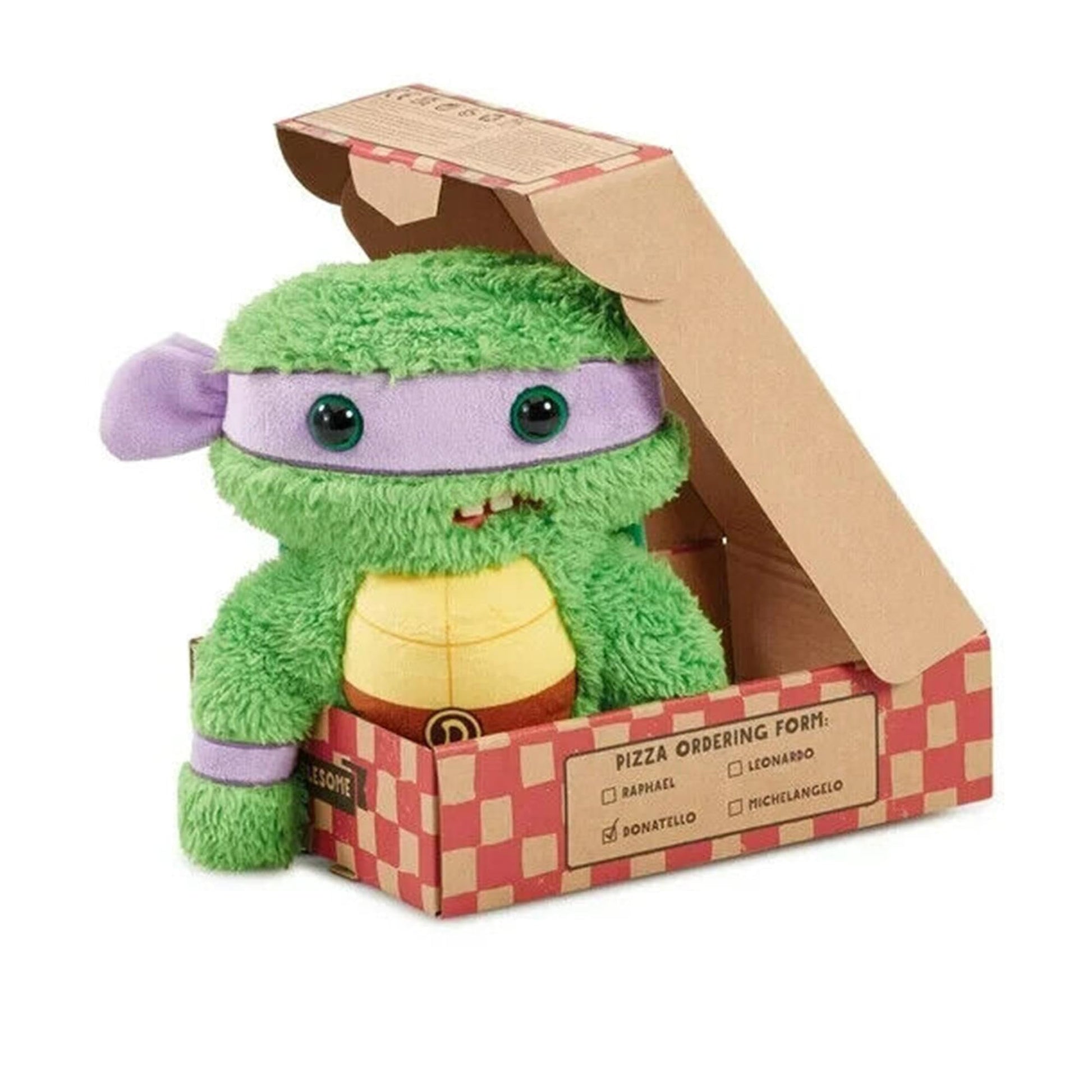 Fuggler toymonster Funny Ugly Monster Ninja Turtles Special delivery Nickelodeon Plush Figure Collection (Donatello), Green