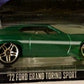 Hot Wheels 2015 Fast and Furious Release Exclusive Green '72 Ford Grand Torino Sport #4/8 DIE-CAST