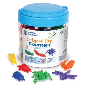 Learning Resources Bug Counters, Set of 72