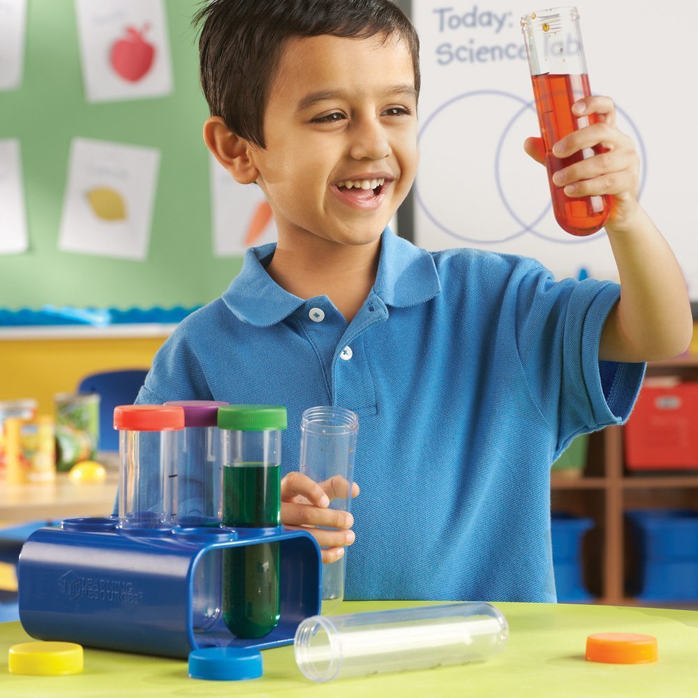 Learning Resources Primary Science Jumbo Test Tubes with Stand