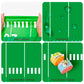 2 Pack Football Tablecloth - Football Party Decorations, Plastic Footballs Table Cover, Disposable Rectangle Table Cloth for Footballs Party Supplies