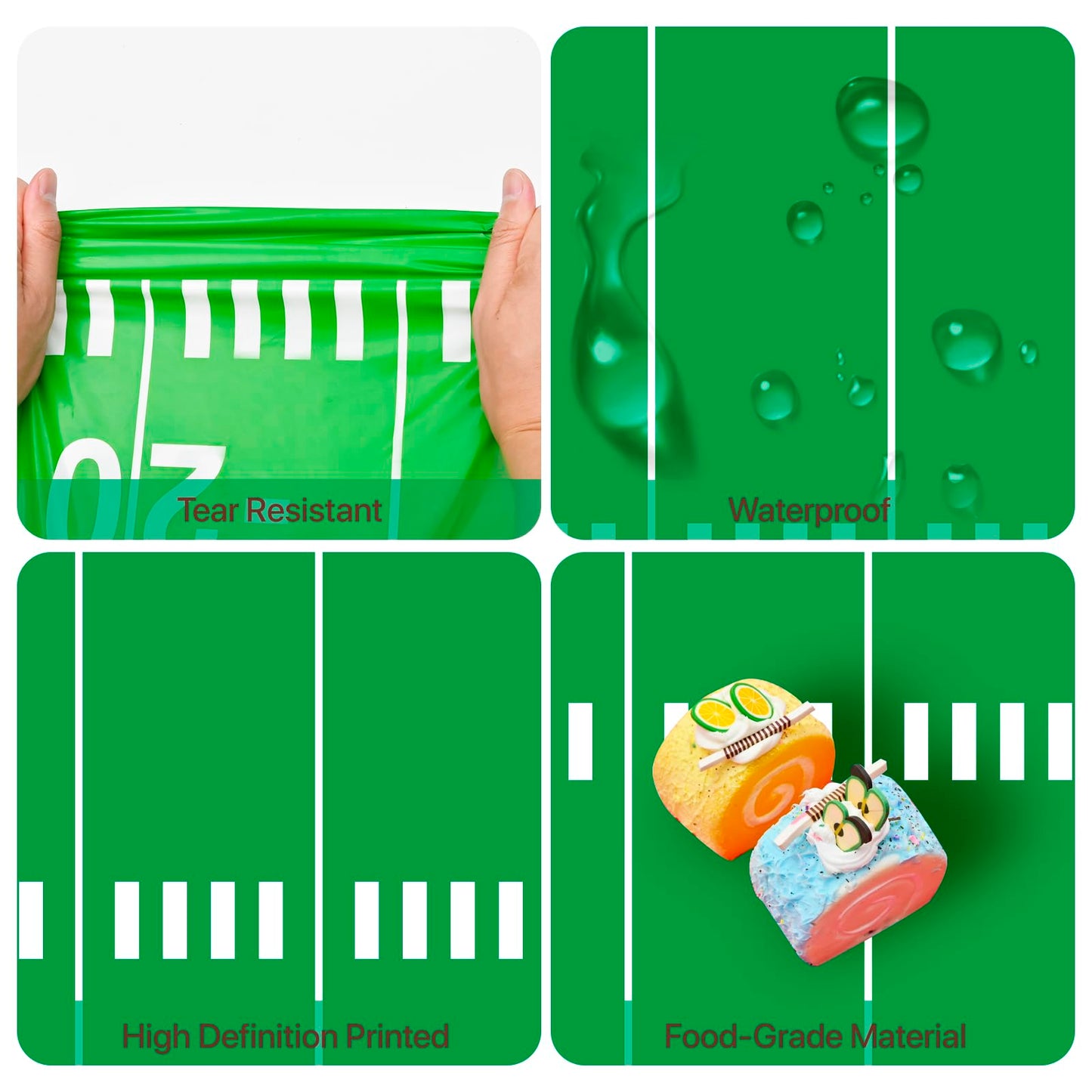2 Pack Football Tablecloth - Football Party Decorations, Plastic Footballs Table Cover, Disposable Rectangle Table Cloth for Footballs Party Supplies
