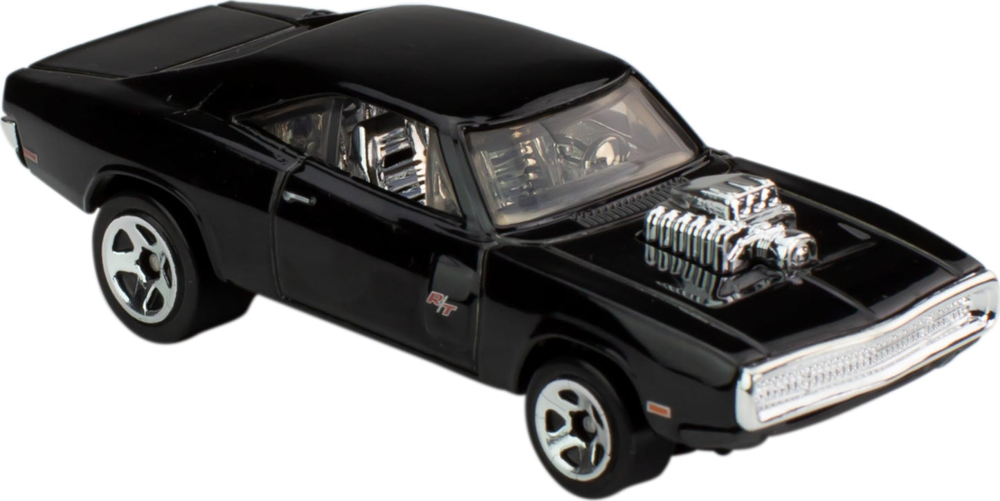 Hot Wheels Toy Cars 5-Pack, Set of 5 Fast & Furious Race & Drift Cars in 1:64 Scale with Exclusive Decos (Styles May Vary)