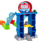 Marvel Spidey and His Amazing Friends Spidey’s Mega Jump HQ Track - 39-Inch Dual Race Track with Elevator, Control Center, Web Tunnels and Two