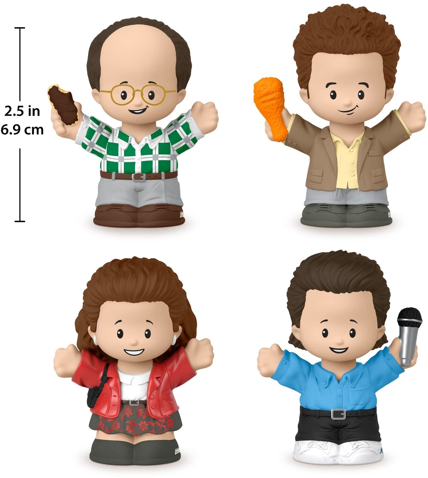 Little People Collector Seinfeld TV Series Special Edition Set in Display Gift Box for Adults & Fans, 4 Figures