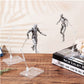 TSY TOOL 2 Pcs of HG144 Action Figure Stand, Display Holder Base, Doll Model Support Stand Compatible with 6" HG RG SD SHF Gundam 1/44 Toy Clear
