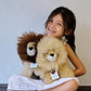 AlpacaNext Alpaca Lion Stuffed Animal Crafted in Luxury Alpaca Wool - Hypoallergenic & Ultra-Soft Toy Perfect for Cute Nursery Decor and a Huggable