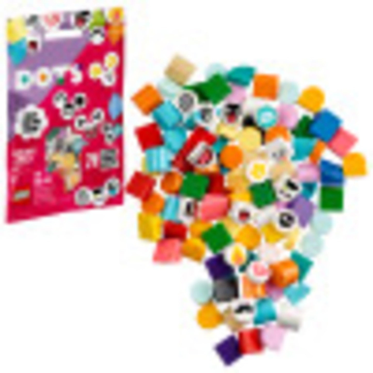 Lego DOTS Extra DOTS - Series 4 41931 DIY Craft and Collectible Decorations Kit; Creative Fun with Tiles; Perfect for Adding to a Child’s Bracelet Kit