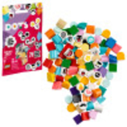 Lego DOTS Extra DOTS - Series 4 41931 DIY Craft and Collectible Decorations Kit; Creative Fun with Tiles; Perfect for Adding to a Child’s Bracelet Kit
