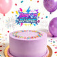 Kpop Cake Topper, Born to Shine Music Party Cake Decorations Supplies
