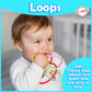 Playkidiz Rattle & Sensory Teether Toys for Babies, Multicolour Soft Teething Tube, Easy to Clean, Developmental Baby Toys 0-6 Months