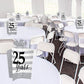 Big Dot of Happiness We Still Do - 25th Wedding Anniversary - Table Decorations - Anniversary Party Fold and Flare Centerpieces - 10 Count