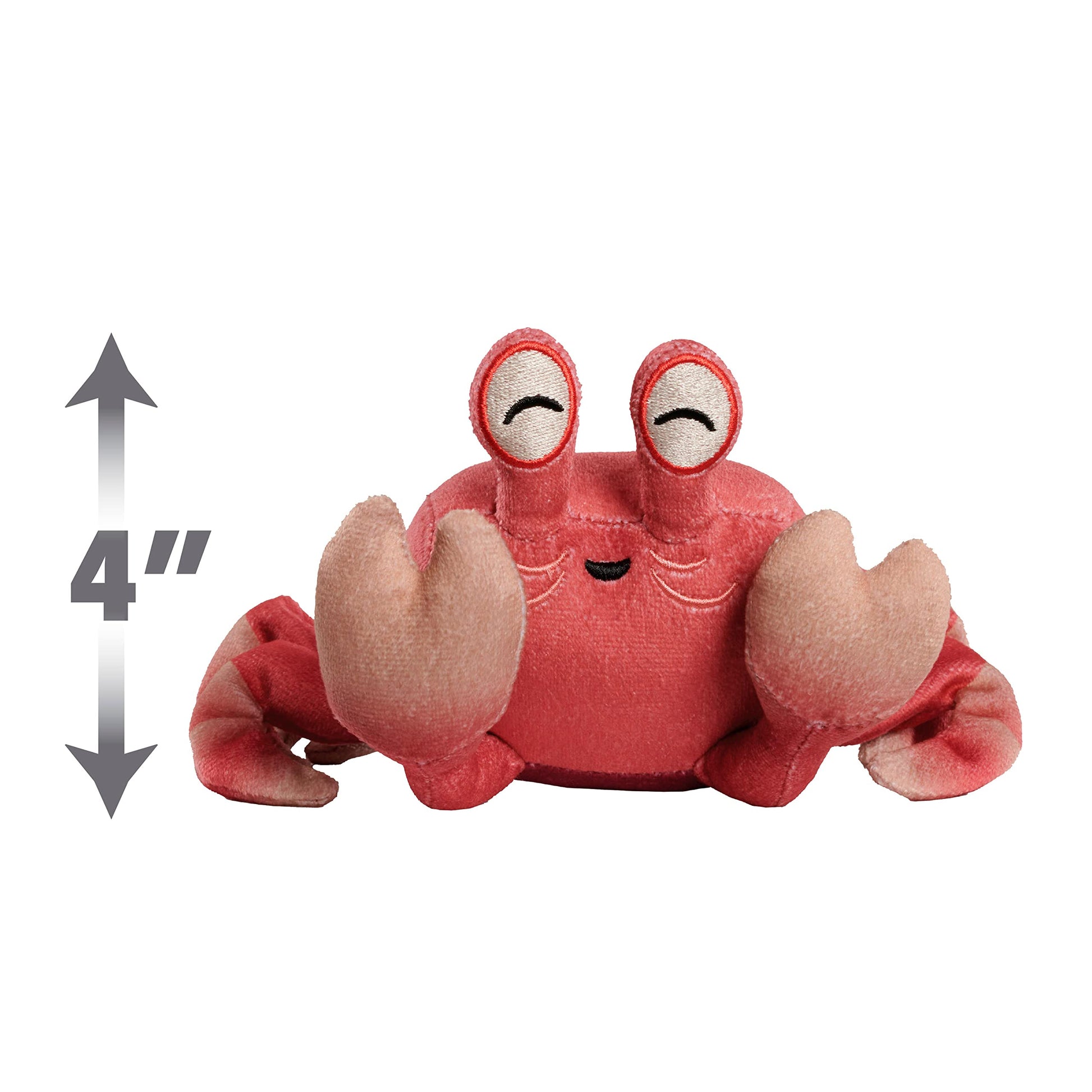 Disney The Little Mermaid Sebastian Small Plush Stuffed Animal, Crab, Kids Toys for Ages 3 Up by Just Play