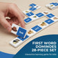 Fun Express First Word Dominoes - 28 Pieces - Educational and Learning Activities for Kids