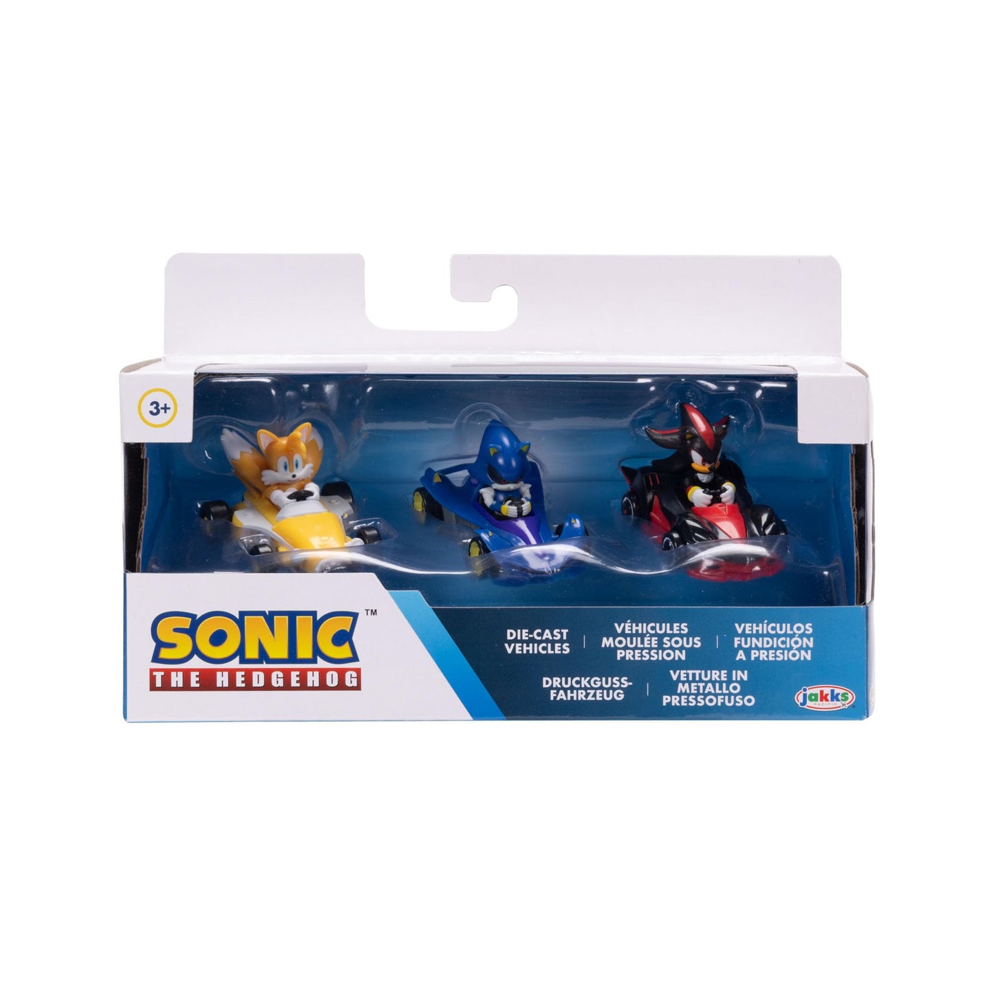 Sonic The Hedgehog 1:64 Die-cast Vehicles 3-Pack from Jakks Pacific's Wave 9