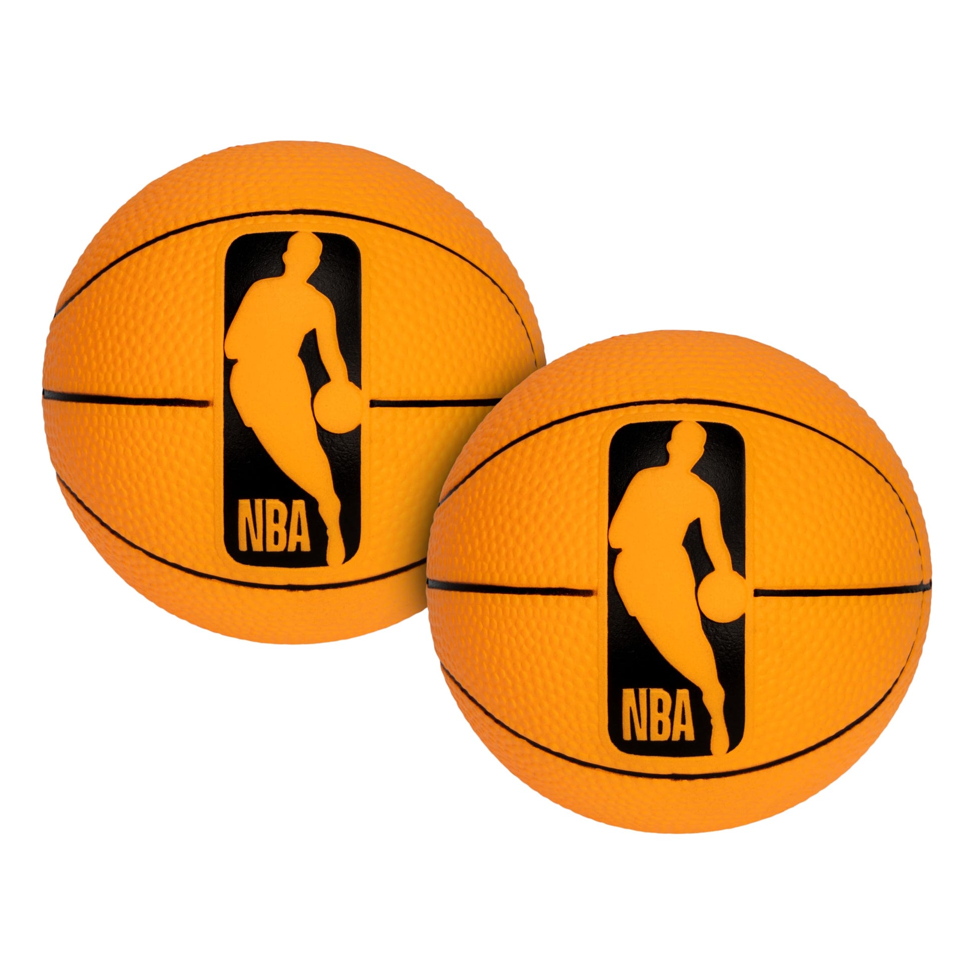 Franklin Sports NBA Kids Mini Foam Basketball - 5" 2 Pack - Orange