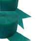 TEAL Crepe Paper Streamers, 2 ROLLS, 145 FT TOTAL, MADE IN USA!