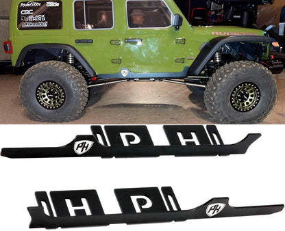 Power Hobbies Powerhobby Stainless Steel Rock Slider for Axial SCX6 JLU Wrangler