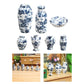7Pcs 1/12 Miniature Vases Dollhouse Decoration Accessories, DIY Micro Landscaping Decor