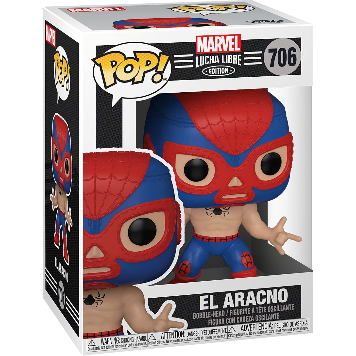 El Arachno (Spid e r-M a n ): Fun ko P o p ! Vinyl Figurine Bundle with 1 Compatible 'ToysDiva' Graphic Protector (706-53862 - B)