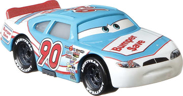 Mattel Disney and Pixar Cars 1:55 Scale Die-Cast Vehicles, Collectible Toy Cars, Ponchy Wipeout