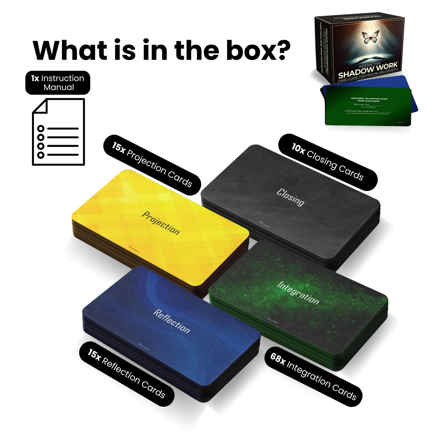 Momentum Boards Shadow Work Cards The First, Interactive Shadow Work Game Distilled from Shadow Work journals