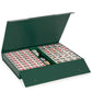 Yellow Mountain Imports "Emerald Weave Chinese Mahjong Set, with 146 Large 1.6-Inch Tiles, Green Vinyl Case, Wind Indicator and Dice - for Chinese