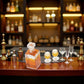 2 Set 1:12 Scale Dollhouse Miniature Accessories Whiskey Wine Bottle Bar Model Convenient and Nice Dollhouse Decor