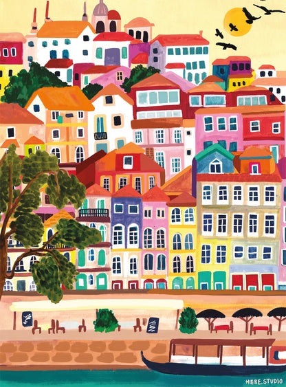 Buffalo Games - Porto Portugal - 1000 Piece Jigsaw Puzzle for Adults