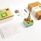 Hands Craft DIY 3D Music Box Wooden Puzzle - Romantic Eiffel Laser Cut Assembly Model Building Kit Brain Teaser Puzzles Educational STEM Toy