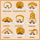 YCJZXMS Nine Piece Set of Brain Building Blocks (9 Sets of Bread Building Blocks)