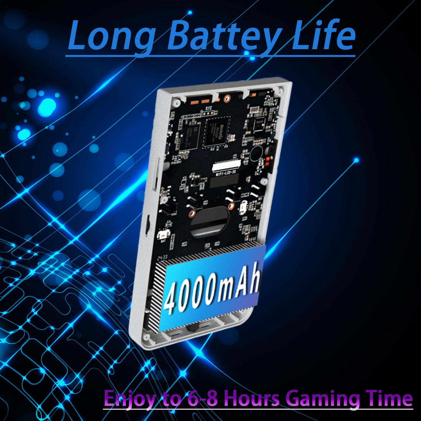 R36MAX Retro Handheld Game Console, 4000mAh Battery with 4 Inch IPS HD Screen, 64GB TF Card Built-in 18,000+ Classic Game Portable Pocket